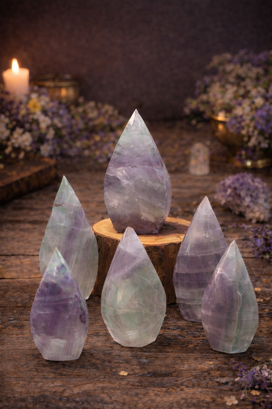 Fluorite Teardrop