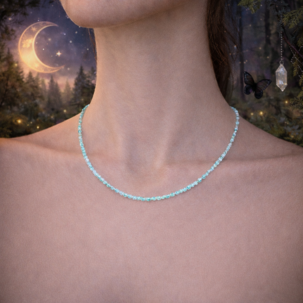 2mm Natural Stone Necklace
