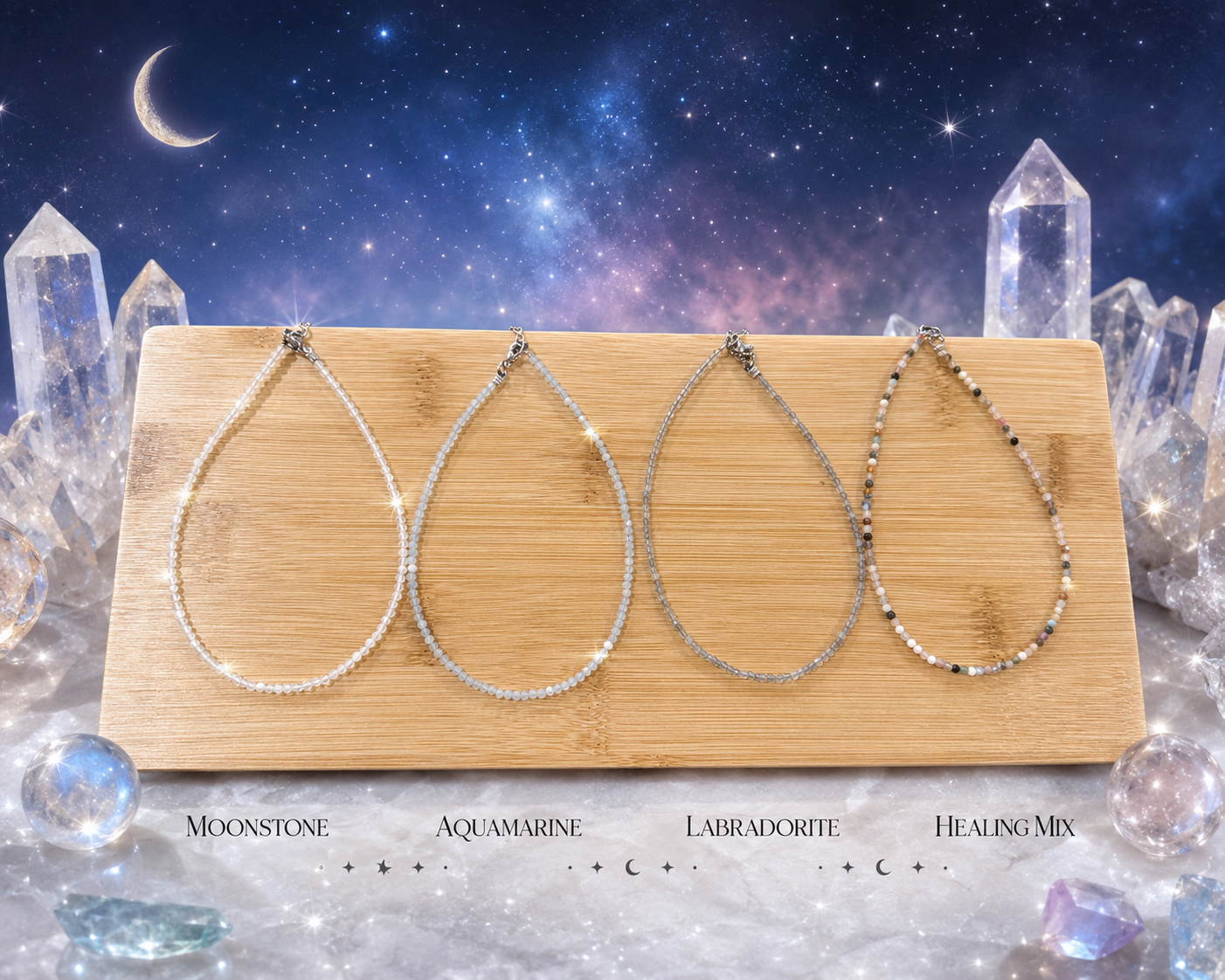 Natural Stone Anklets