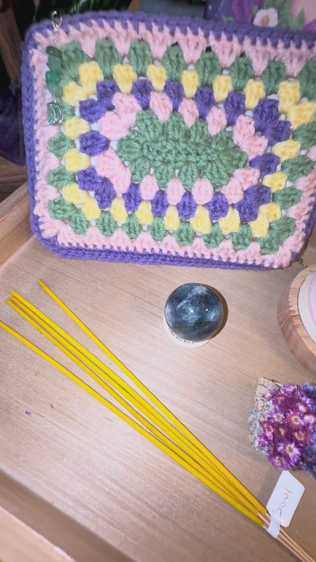 Handmade Crochet bag with Bracelet